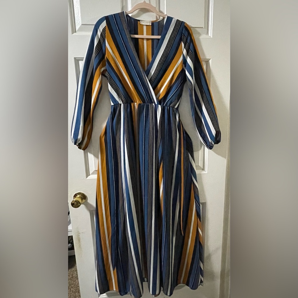 Altar’d State Striped Maxi Dress